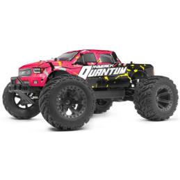 MONSTER TRUCK QUANTUM XT ELECTRICO RTR 4W ESCALA 1/10 - ROSA - MAVERICK 150101