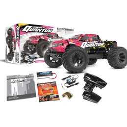 MONSTER TRUCK QUANTUM XT ELECTRICO RTR 4W ESCALA 1/10 - ROSA - MAVERICK 150101