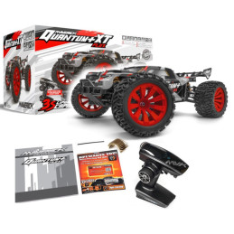 COCHE QUANTUM PLUS XT FLUX 3S ESCALA  1/10 4WD STADIUM TRUCK - ROJO