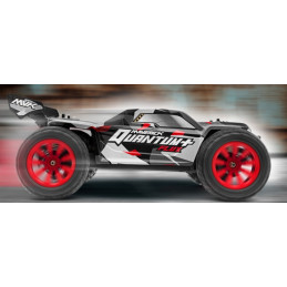 COCHE QUANTUM PLUS XT FLUX 3S ESCALA  1/10 4WD STADIUM TRUCK - ROJO