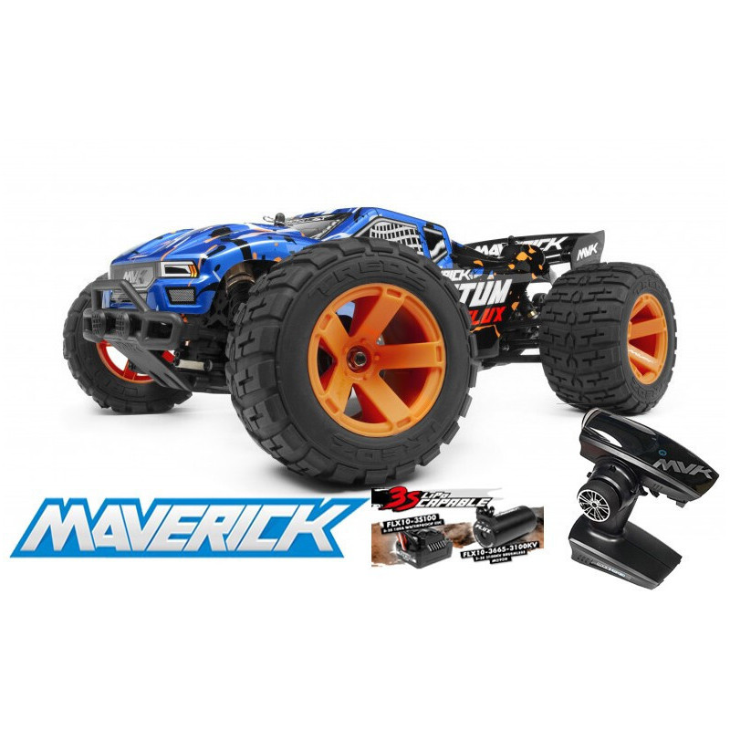 STADIUM TRUCK QUANTUM XT FLUX 4WD BRUSHLESS ELECTRICO 80A ESCALA 1/10 - MAVERICK 150207