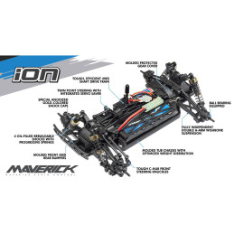 ION XT TRUGGY 1/18 ELECTRICO - MAVERICK 12808