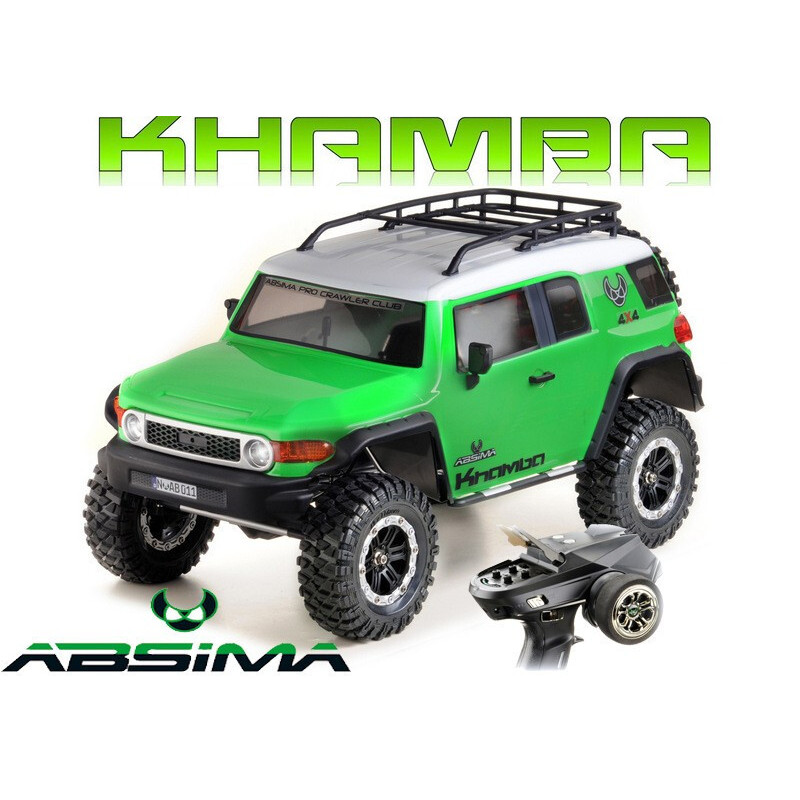 COCHE CRAWLER CR3.4 KHAMBA GREEN RTR ESCALA 1/10