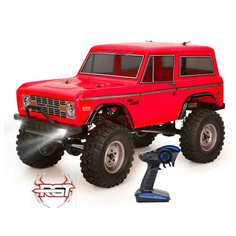 COCHE CRAWLER ROCK CRUISER RC4 ESCALA 1/10 RTR ROJO