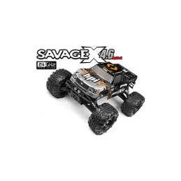 COCHE SAVAGE X 4.6 RTR (SILVER/BLACK) ESCALA 1/8