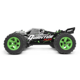 COCHE STADIUM TRUCK QUANTUM XT FLUX PLATA Y VERDE 4WD BRUSHLESS ELECTRICO 80A ESCALA 1/10 - MAVERICK 150208