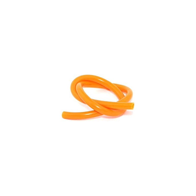 TUBO DE SILICONA NARANJA 2X6 PARA COMBUSTIBLE GLOW (NITRO) 25CM