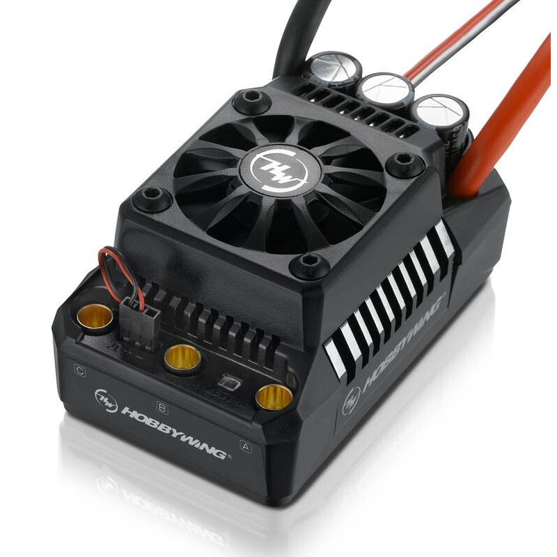 VARIADOR HOBBYWING EZRUN MAX5 ESC Sensorless 200 Amp, 3-8s LiPo, BEC 6A