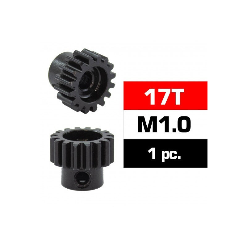 PIÑON M1.0 17T HSS DIAMETRO 5mm