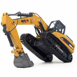 EXCAVADORA HUINA 1580 1/14 METALICA 2,4GHZ PROFESIONAL