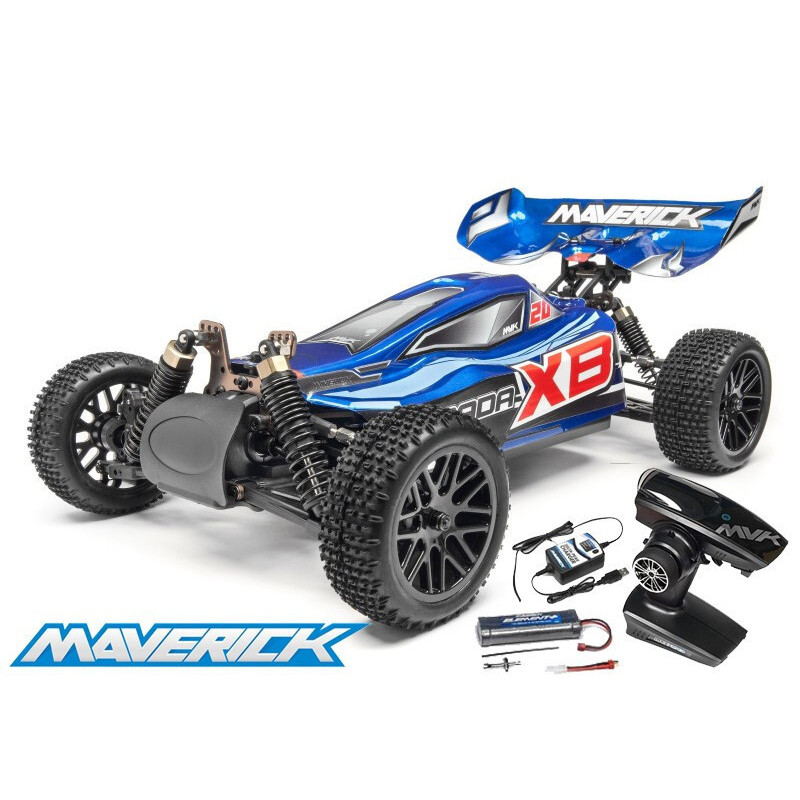 BUGGY STRADA AZUL XB ESCALA 1/10 RTR ELECTRICO MAVERICK 12613