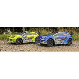 COCHE QUANTUMRX RALLY FLUX 4S 1/8 VERDE FLUORESCENTE MV150360