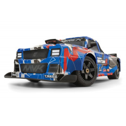 COCHE QUANTUMR FLUX 4S 1/8 AZUL/ROJO RACE TRUCK MV150312