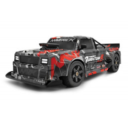 COCHE QUANTUMR FLUX 4S 1/8 GRIS/ROJO RACE TRUCK MV150313