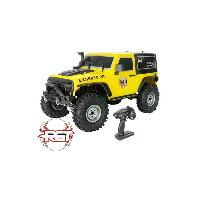 COCHE CRAWLER ROCK CRUISER 1/10 RGT86010JK-Y WATERPROOF 4X4 AMARILLO RTR