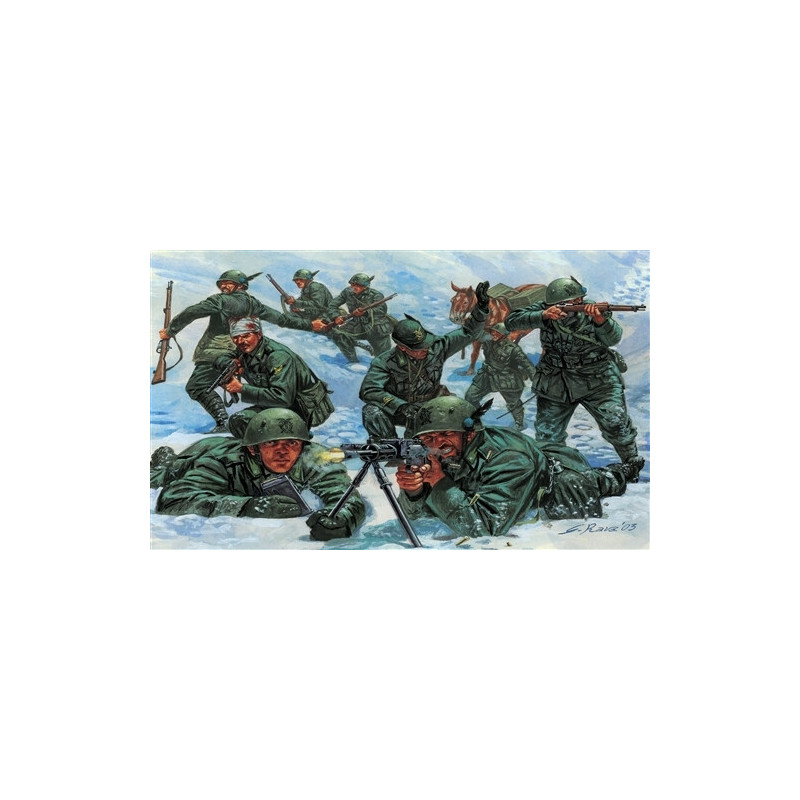 ALPINIS ITALIANOS (48 figuras) 1/72