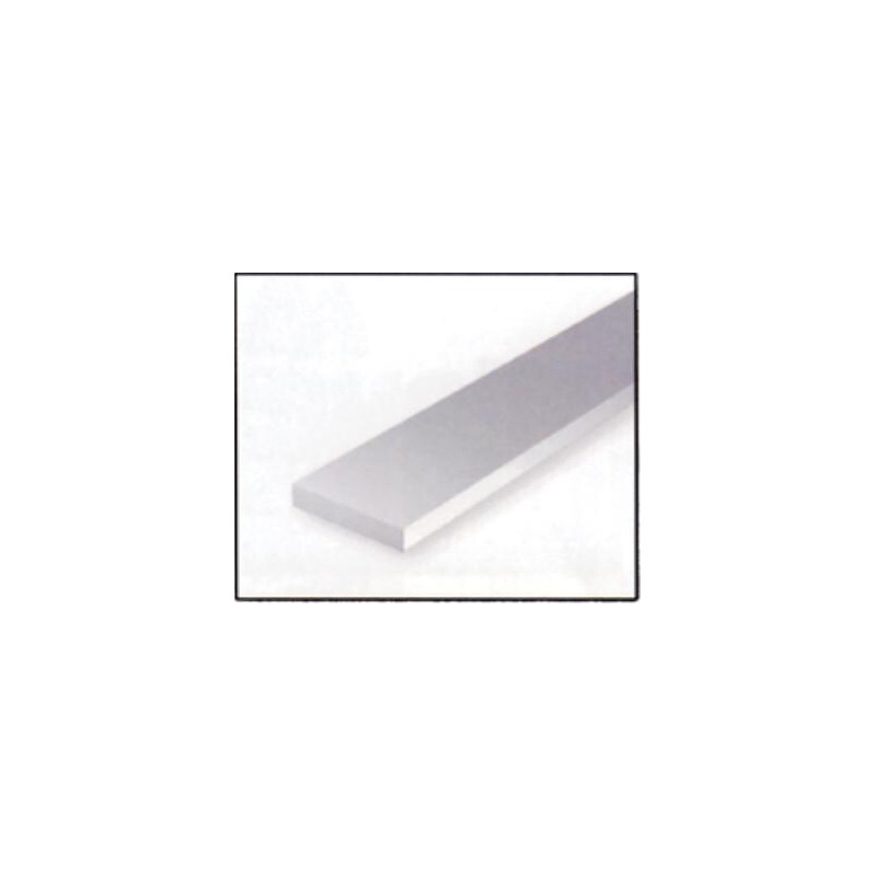 VARILLA PLASTICO RECTANGULAR (0,28 x 2,29 x 365 mm) 10 unidades