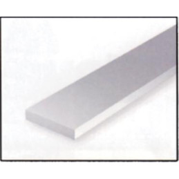 VARILLA RECTANGULAR PLASTICO (2,0 x 3,2 x 360 mm) 8 unidades