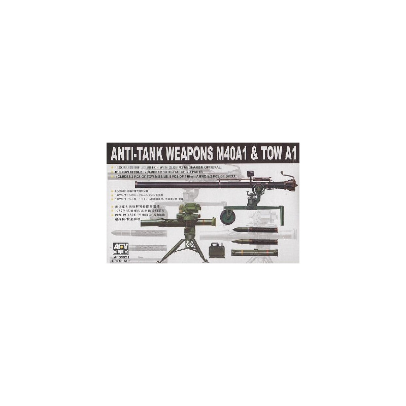 ARMAS ANTICARRO M-40 A1 Y MISIL TOW - AFV Club AF35021