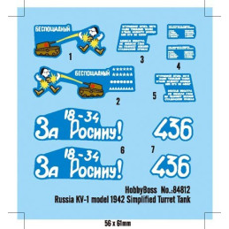 CARRO DE COMBATE KV-1 (1941) Simplified turret -Escala 1/48- Hobby Boss 84812