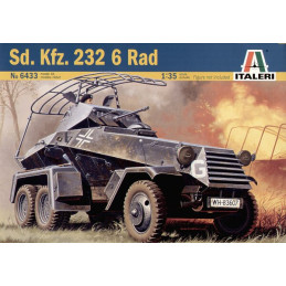 VEHICULO BLINDADO Sd.Kfz.232 6 RAD -Escala 1/35- Italeri 6433