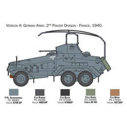 VEHICULO BLINDADO Sd.Kfz.232 6 RAD -Escala 1/35- Italeri 6433