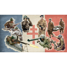 INFANTERIA FRANCIA LIBRE (WWII) -1/72- Italeri 6189