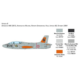 AERMACCHI MB-326 -Escala 1/48- Italeri 2814