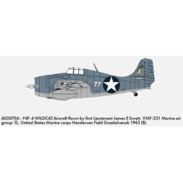 GRUMMAN F4F-4 WILDCAT -Escala 1/72- Airfix A02070