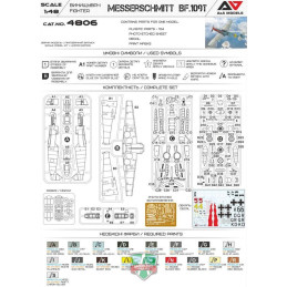 MESSERSMICHTT Bf-109 T -Escala 1/48- A&A Models 4806