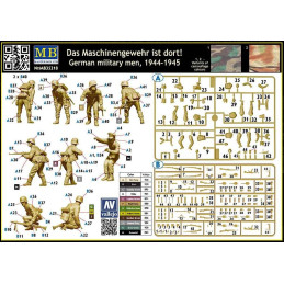 SOLDADOS ALEMANES 1944 Das Maschinengewehr ist dort!" -Escala 1/35- Master Box 35218"