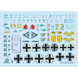 MESSERSCHMITT Bf-109 E4 -Escala 1/72- Special Hobby SH72439