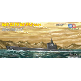 SUBMARINO USS GATO SS-212 1941 1/700