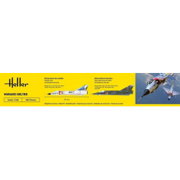 DASSAULT MIRAGE III E/ O/ R -Escala 1/48- Heller 30422