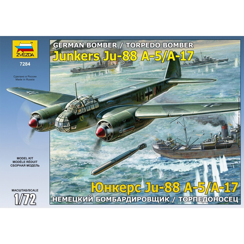 JUNKERS JU-88 A-5 / A-17 -Escala 1/72- Zvezda 7284