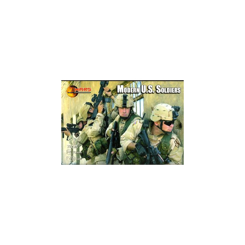 SOLDADOS U.S. MODERNOS (45 figuras) 1/72