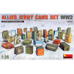 SET LATAS DE COMBUSTIBLE ALIADAS -1/35- MiniArt 35587