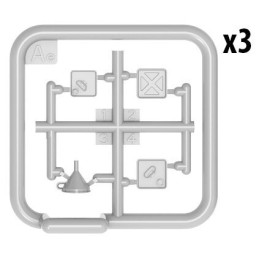 SET LATAS DE COMBUSTIBLE ALIADAS -1/35- MiniArt 35587