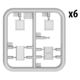 SET LATAS DE COMBUSTIBLE ALIADAS -1/35- MiniArt 35587