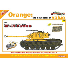 CARRO DE COMBATE M-46 PATTON Y U.S. INFANTERIA (KOREA 1.950)