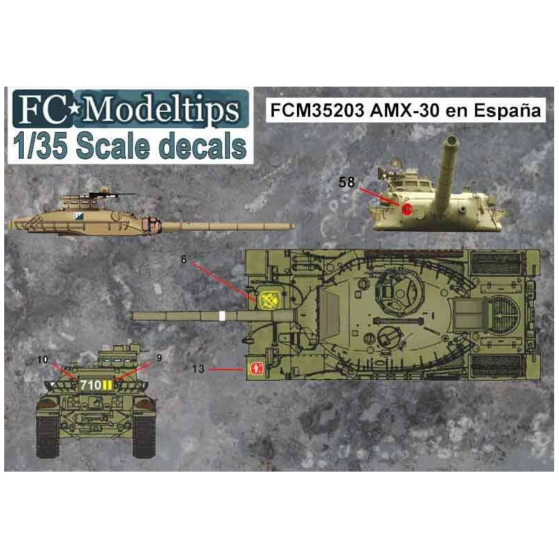 SET CALCAS AMX-30 EN ESPAÑA - FC Modeltips 35203