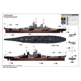 ACORAZADO U.S.S. IOWA BB-61 -Escala 1/200 - Trumpeter 03706