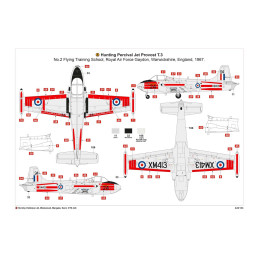 HUNTING PERCIVAL JET PROVOST T.3 -Escala 1/72- Airfix A02103