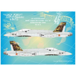 CALCAS EF-18 A HORNET (ALA 46) 50ª Aniversario Gando 1/48 - Series Españolas SE3432