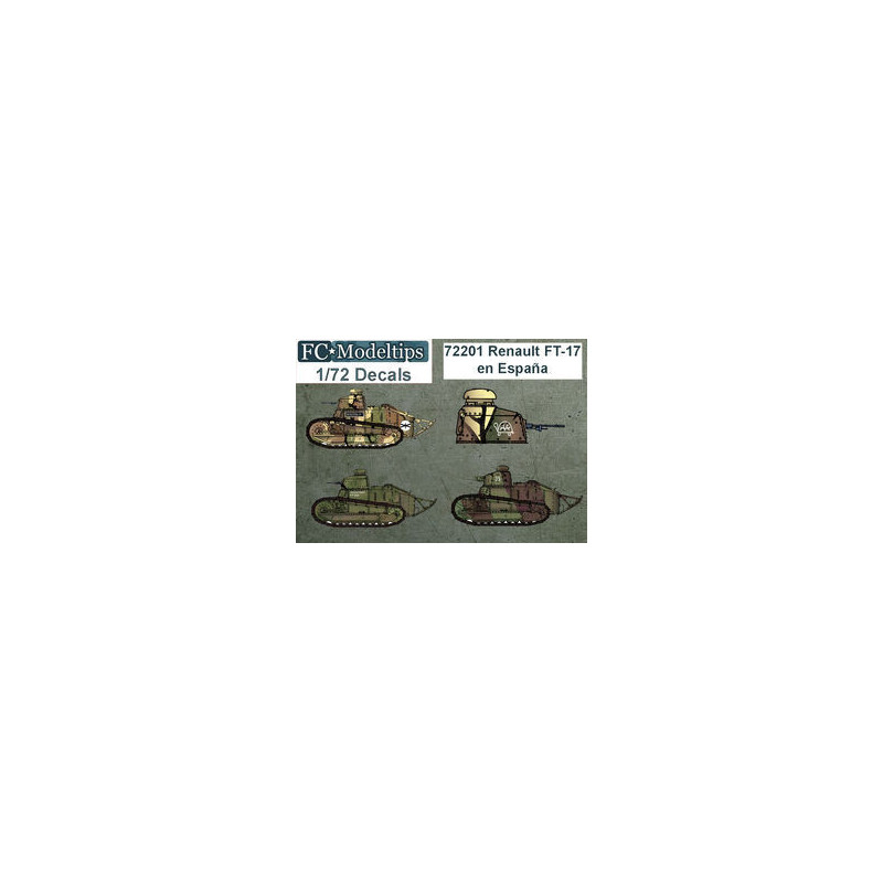 SET CALCAS CARRO FT-17 - FC Modeltips 72201