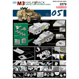 SEMIORUGA M-3 & MISILES Nord SS-11 (ISRAEL) - Dragon 3579