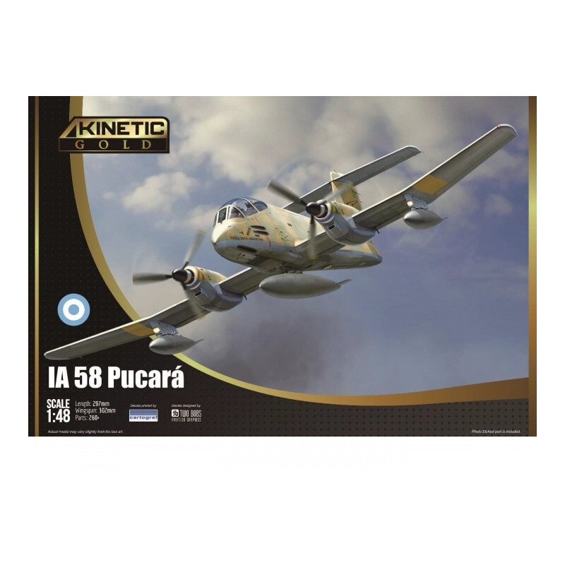 IA-58 PUCARA -Escala 1/48- Kinetic K48078