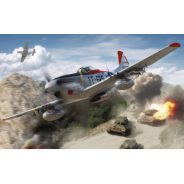 NORTH AMERICAN F-51 D MUSTANG -Escala 1/48 - Airfix A05136