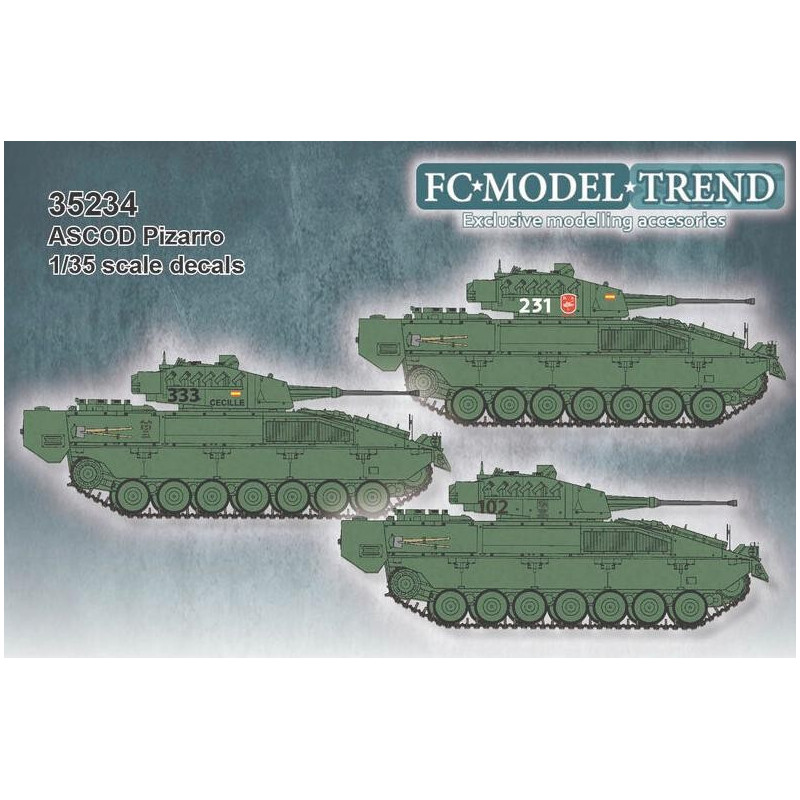 SET CALCAS VCI / VCC PIZARRO -1/35- FC Modeltips 35234