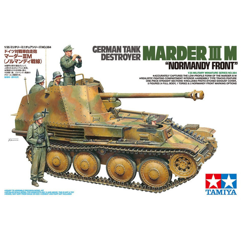 CAZACARROS Sd.Kfz. 138 MARDER III M Normandia" -1/35- Tamiya 35364"